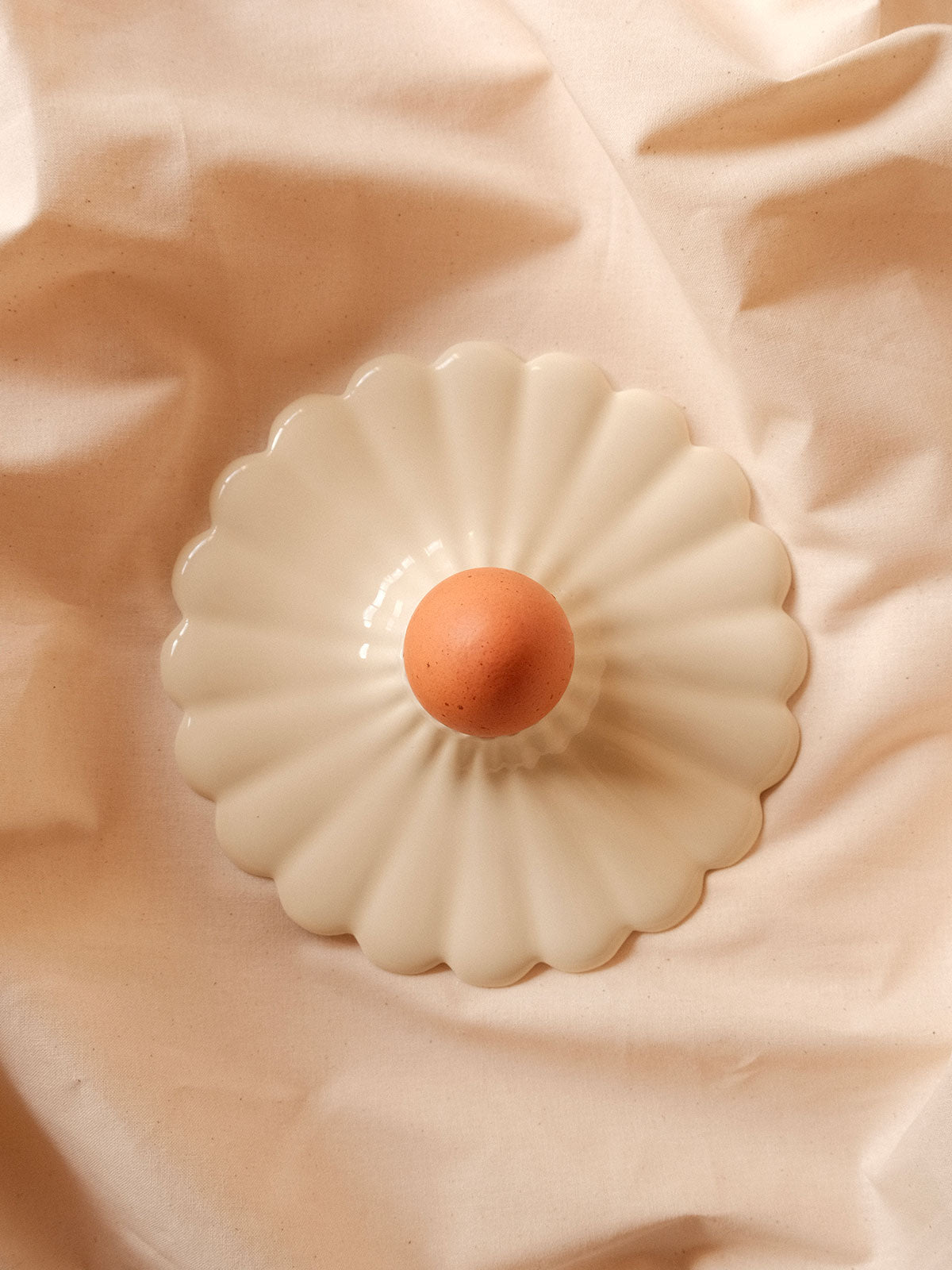 Assiette coquetier Coquille