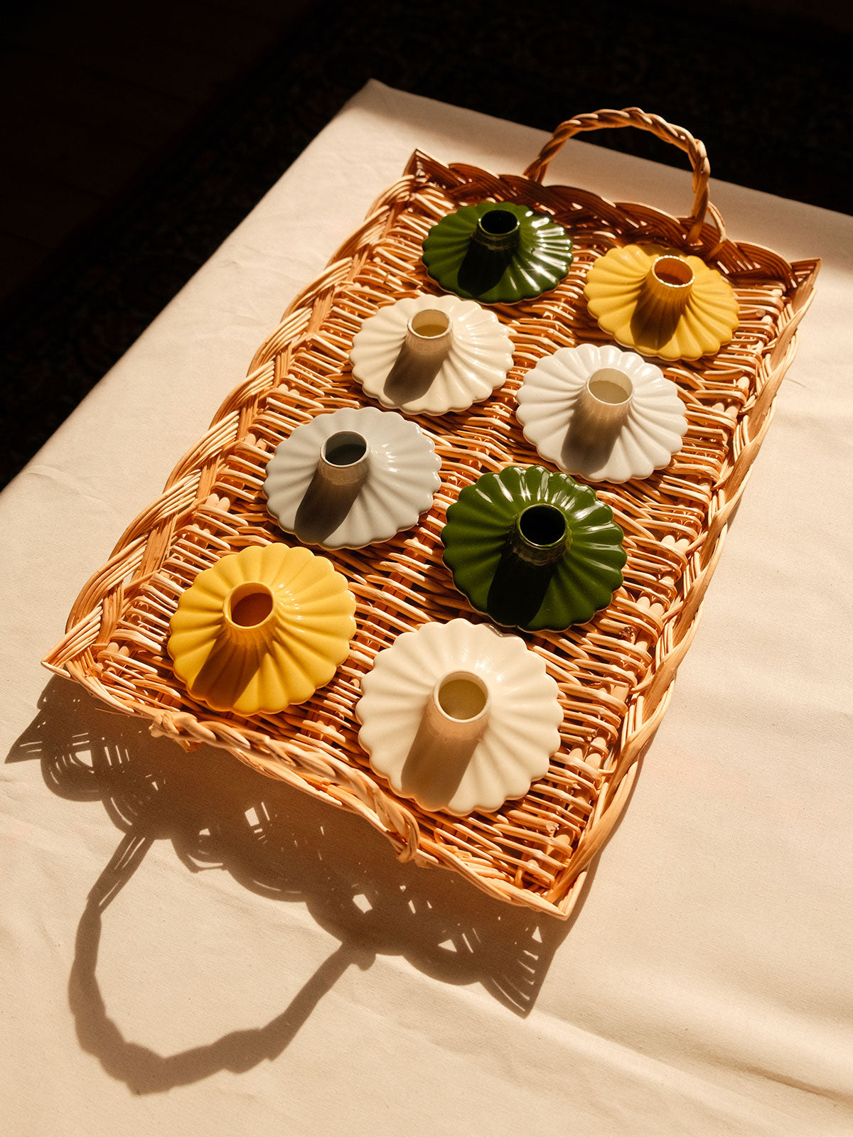 Bougeoir Coquille - Blanc