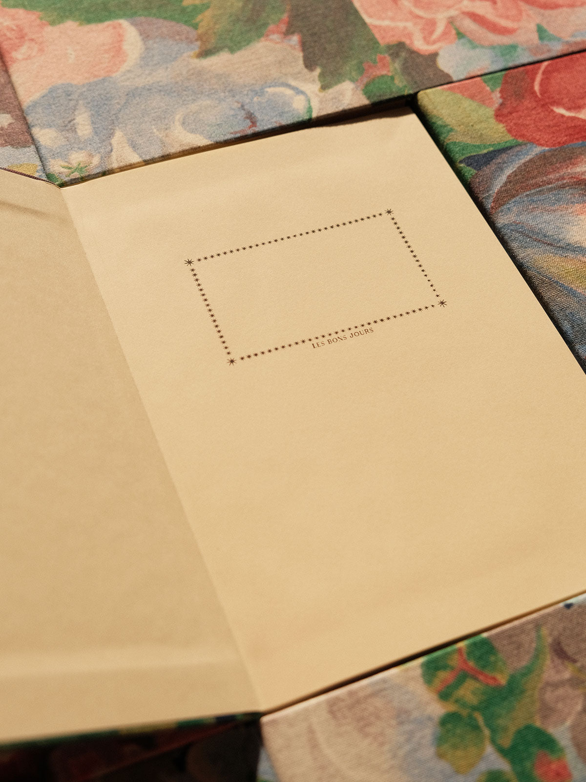 Carnet tissu A5 - Grandes fleurs