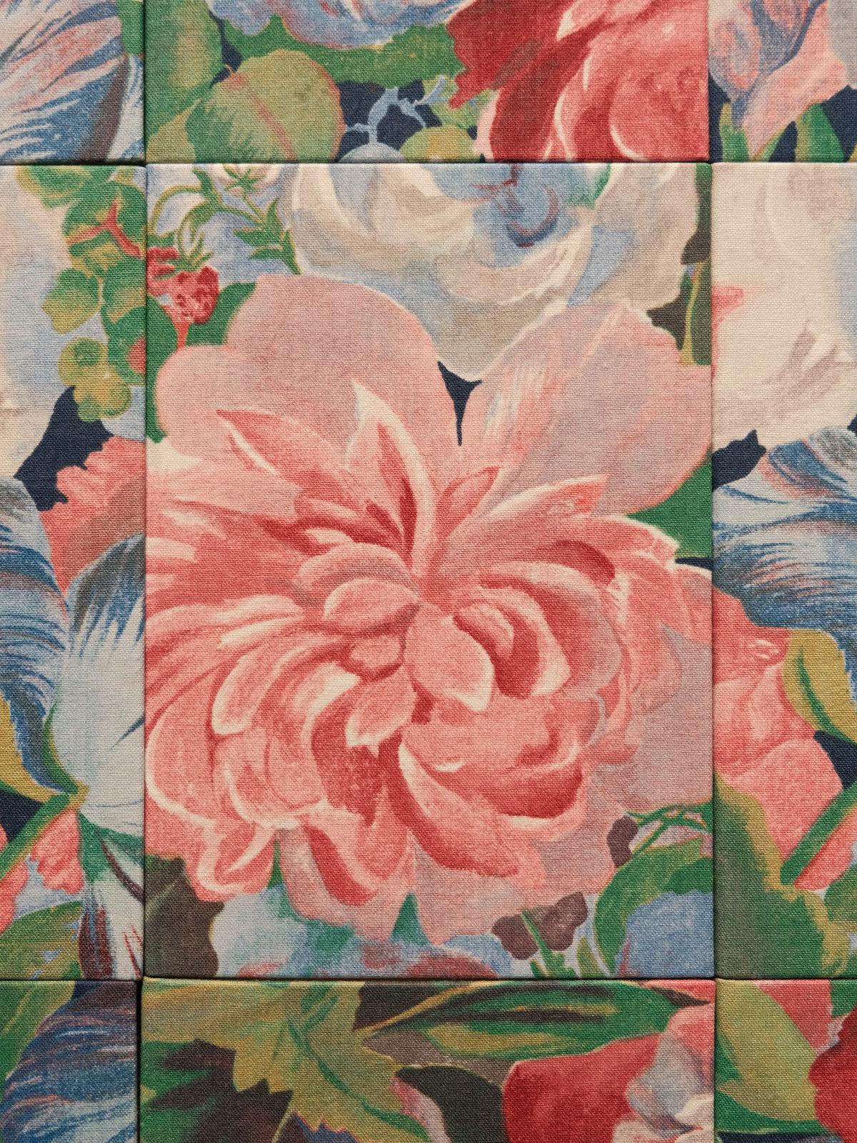 Carnet tissu A5 - Grandes fleurs