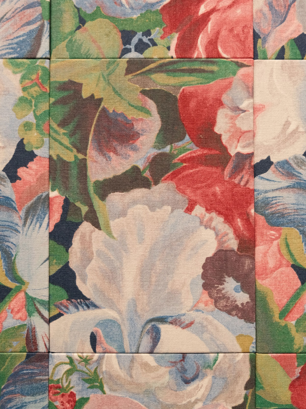 Carnet tissu A5 - Grandes fleurs