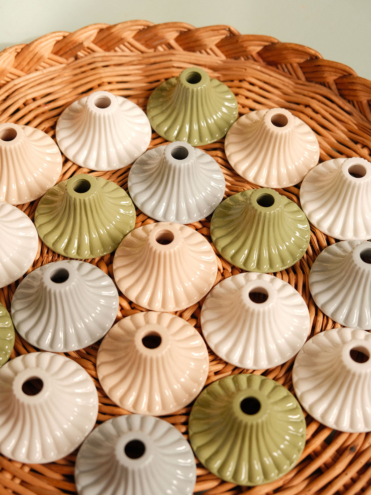 Mini bougeoir Coquille Édition 01 - Crème