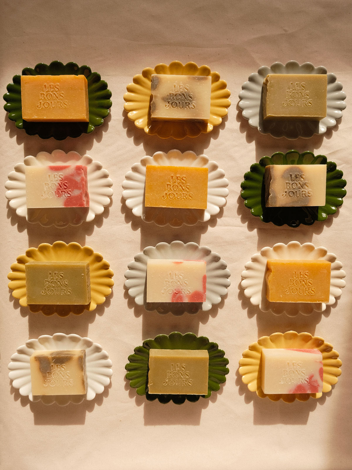 Porte-savon Coquille - Jaune moutarde