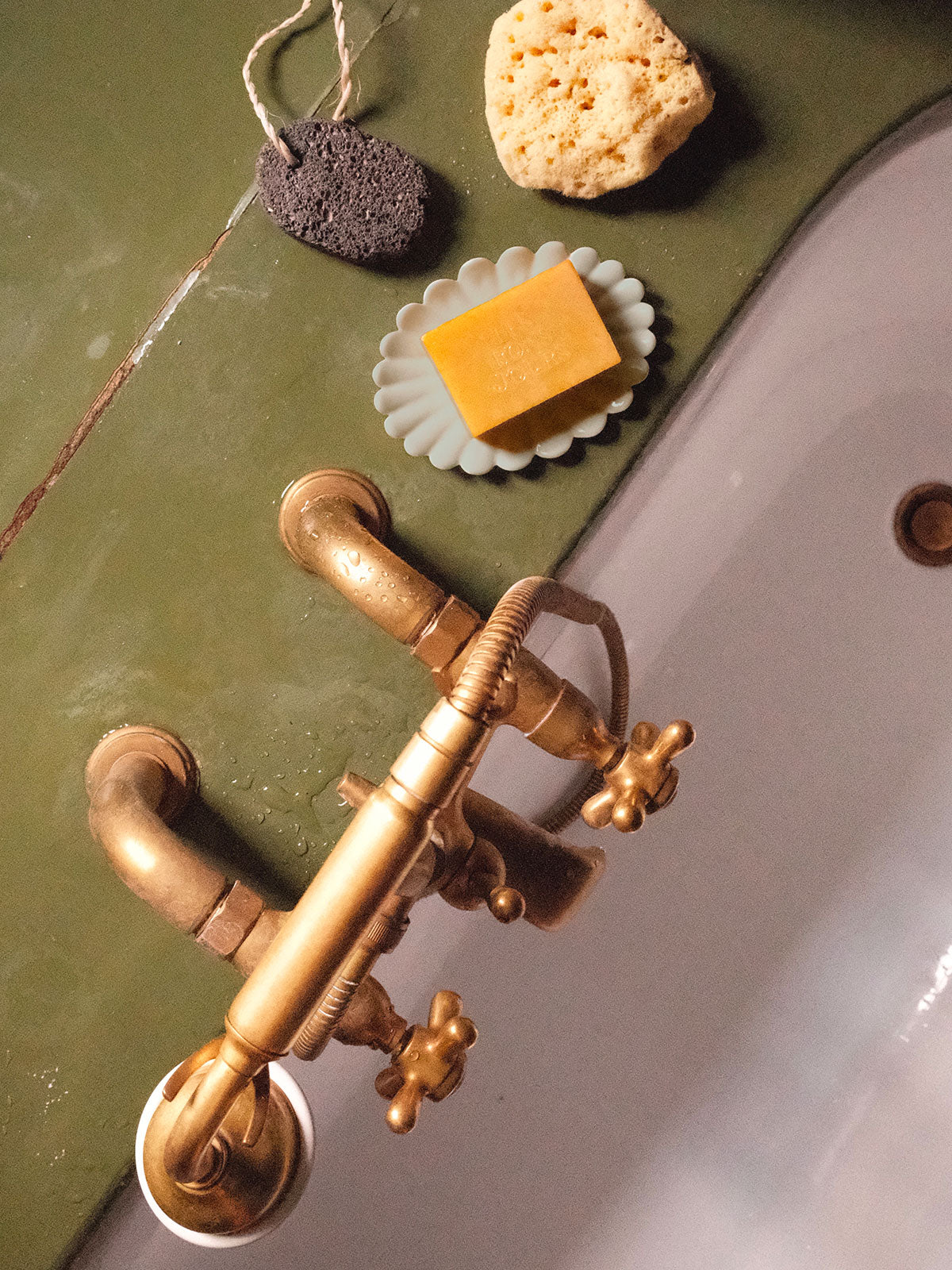 Porte-savon Coquille - Gris perle
