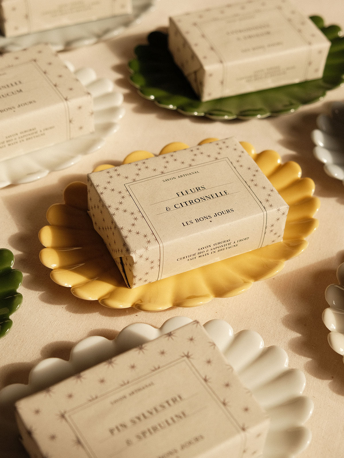 Pain de savon - Fleurs & Citronnelle