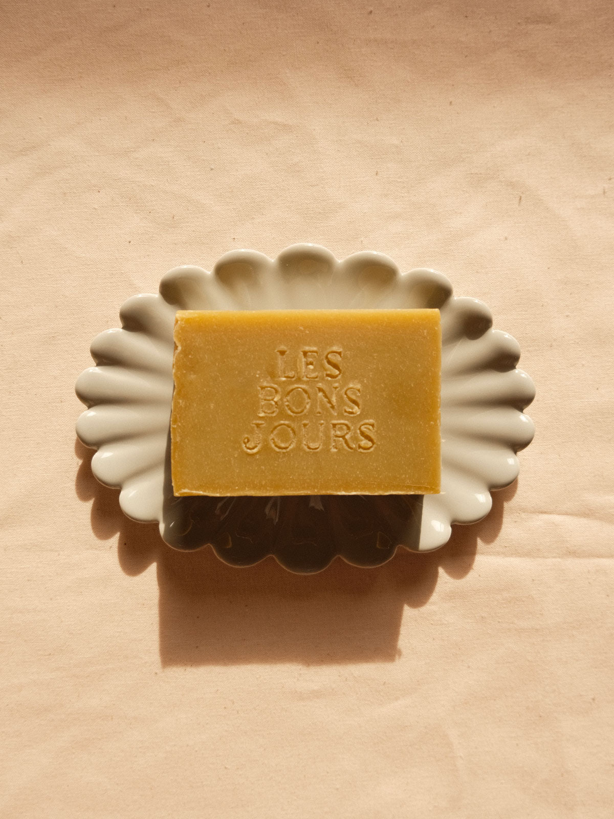 Porte-savon Coquille - Gris perle