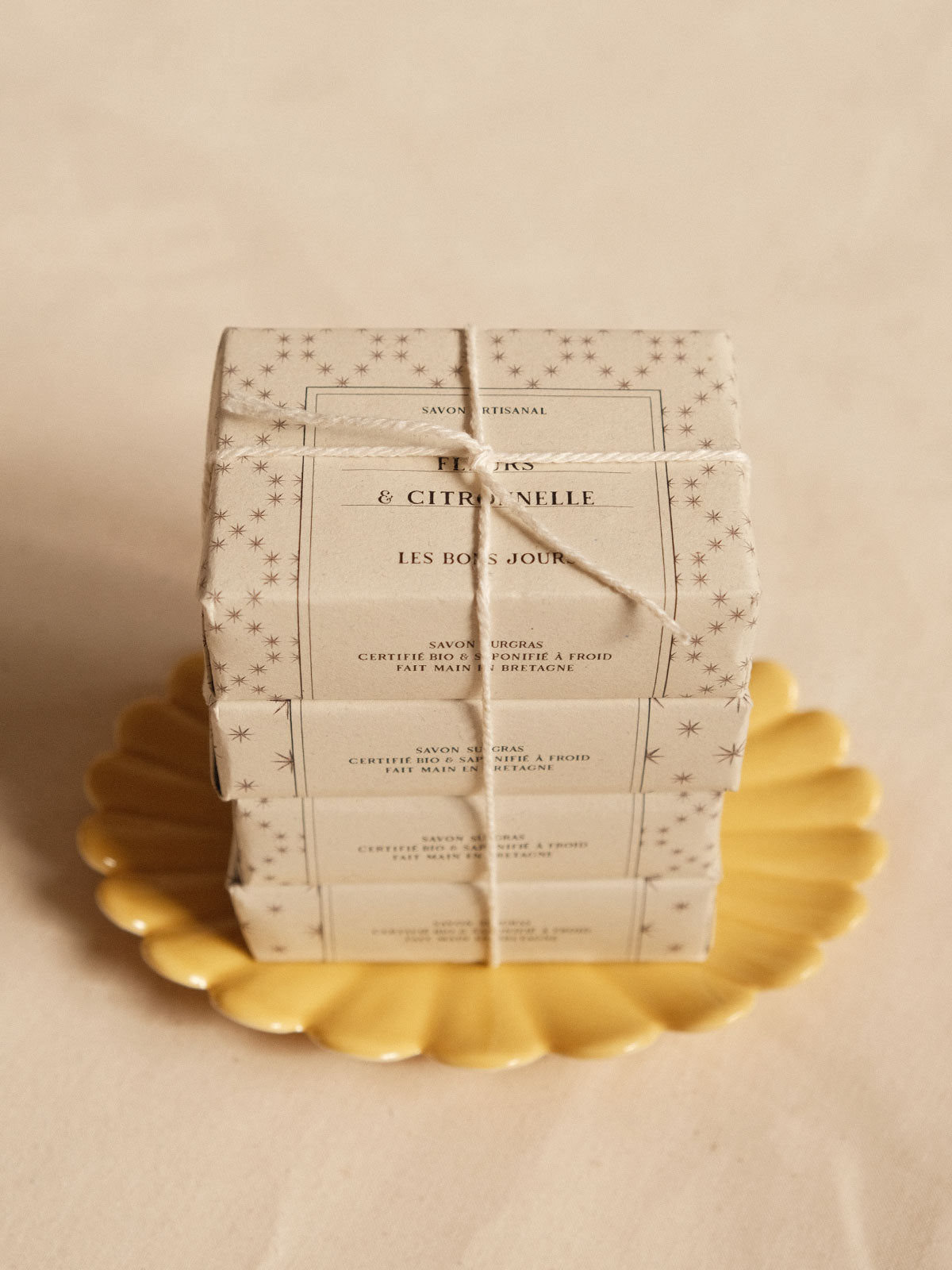 Porte-savon Coquille - Jaune moutarde