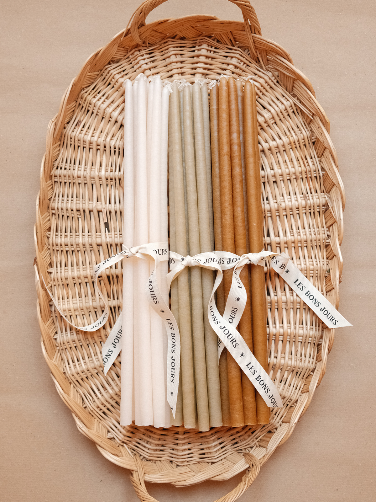Fagot de 10 bougies fines pour Mini bougeoir