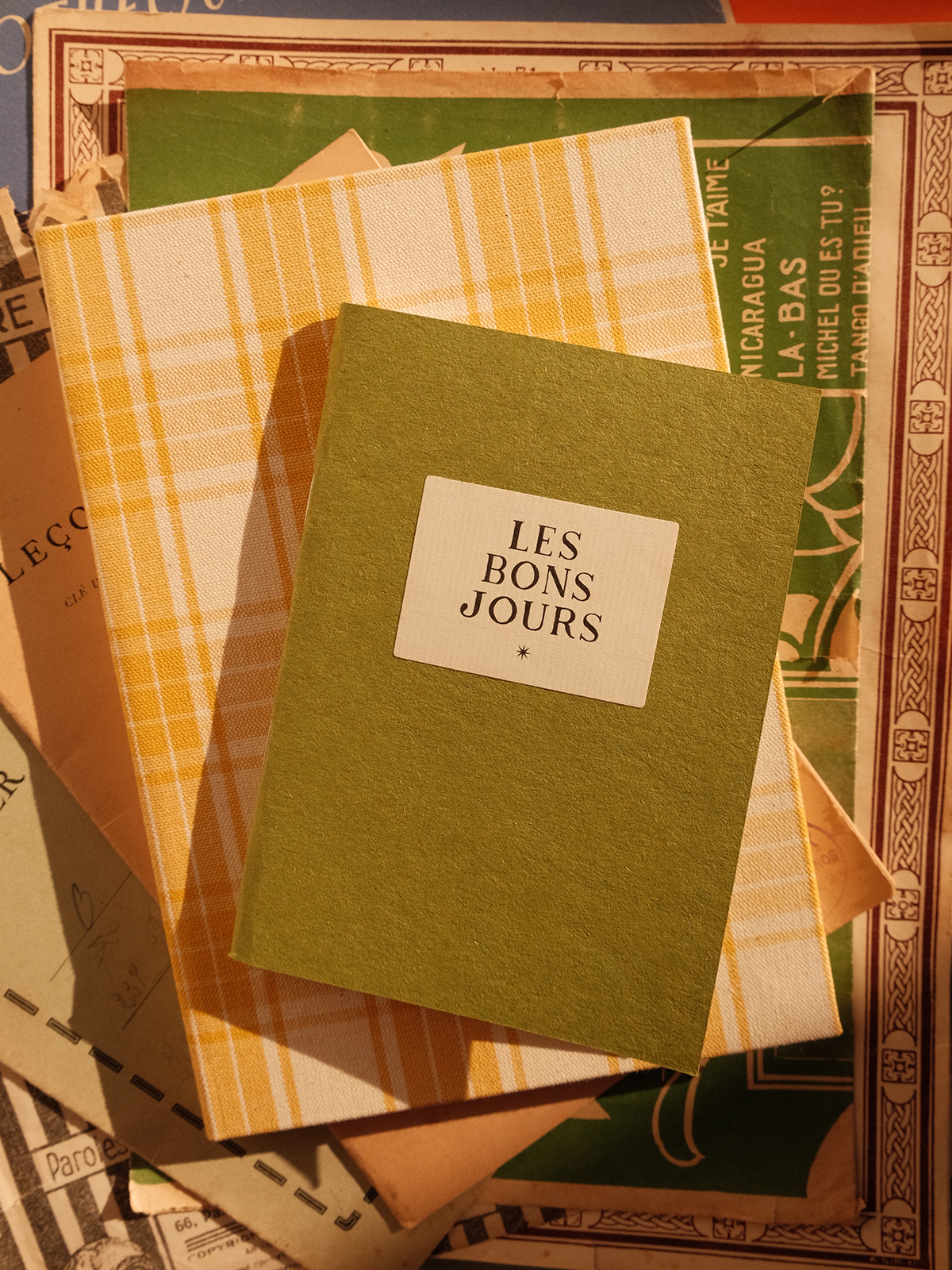 Carnet A6 - Vert olive