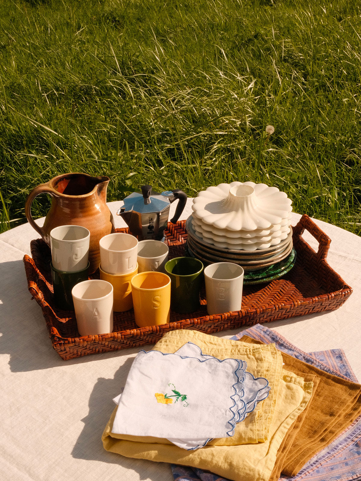 PRÉCOMMANDE - Tasse ABC à personnaliser - Vert pin