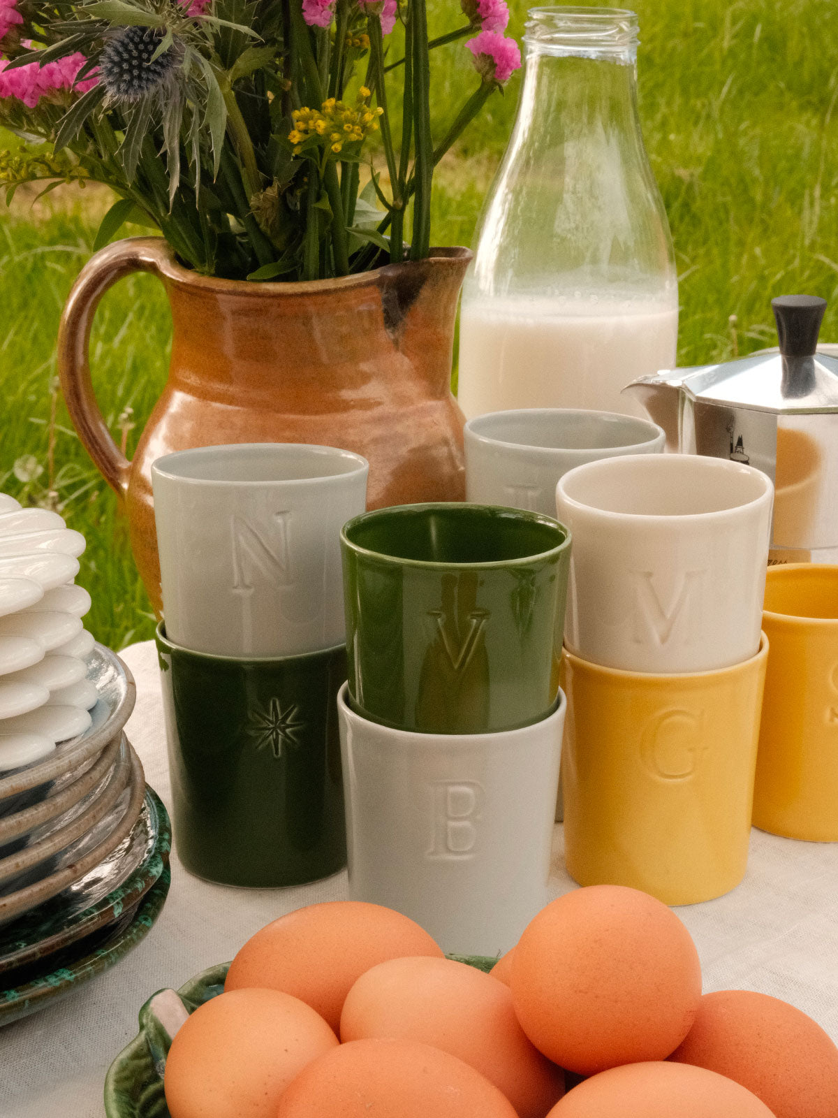 Tasse ABC - Vert pin