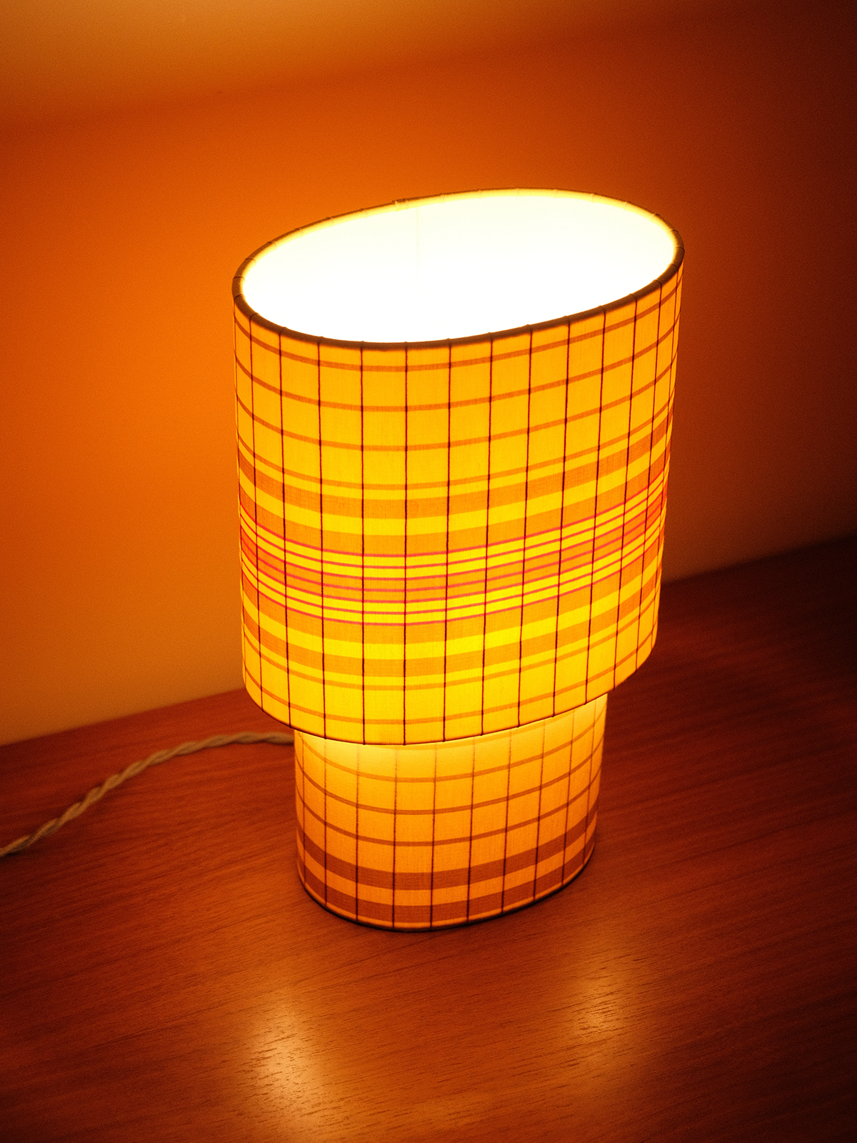 Lampe à poser Colette - Carreaux jaunes
