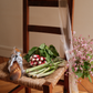 Sac porte-bouquet brodé Les Bons Jours x Brigitte Tanaka - Édition limitée