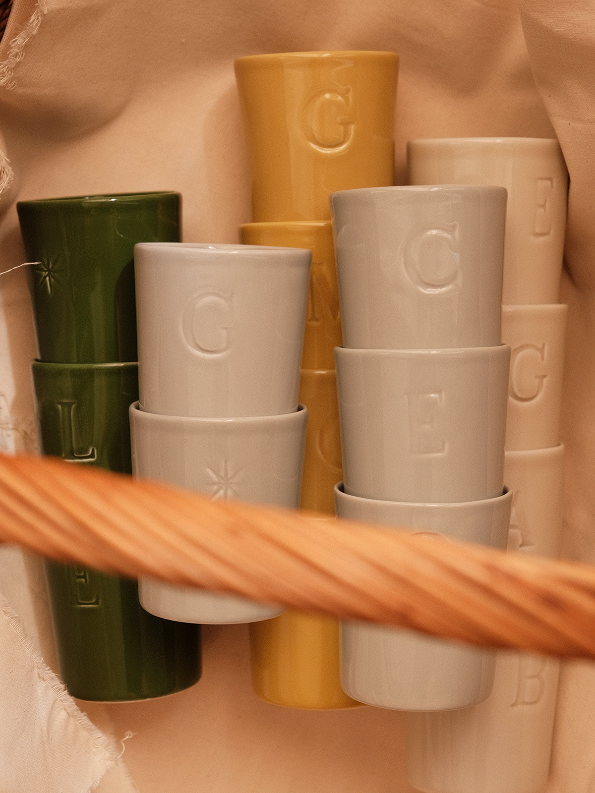 Tasse ABC - Gris perle