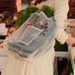 Sac porte-bouquet brodé Les Bons Jours x Brigitte Tanaka - Édition limitée